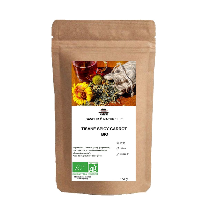 Tisane bio - Spicy carrot - SaveurŌnaturelle